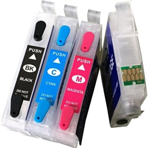 4pcs/lot Best Price Refillable Ink Cartridges T1661 T1662 T1663 T1664 Empty fFor Epson ME10 ME101 on High Quality