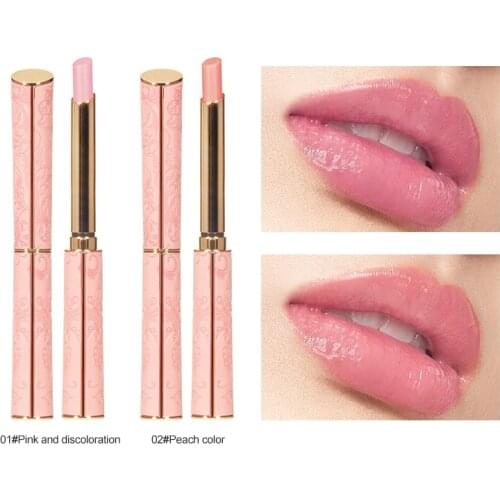 1 Pcs Lip Balm Temperature Change Color Red Lipstick Natural Moisture Lip Balm Long Lasting Moisturizing Cosmetic Makeup Tools