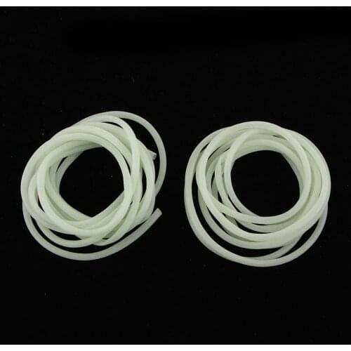 2pcs Fishing Luminous Tube Tubing Carp Sea Fishing Rig Tubes for Carp Sea Rigs & Rig Lures Attract Fish