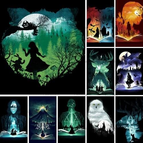 5D Diy Diamond Painting Cartoon Movie Book Cross Stitch Kits Full Drill Square Embroidery Mosaic Art Pictures Home Decoration