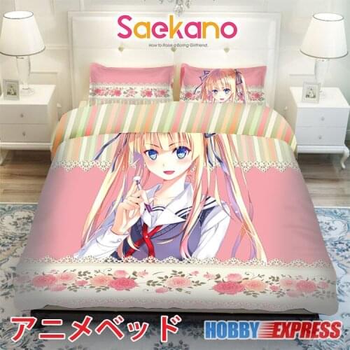 Hobby Express Eriri Spencer Sawamura - SaeKano Japanese Bed Blanket or Duvet Cover with Pillow Covers ADP-CP150020