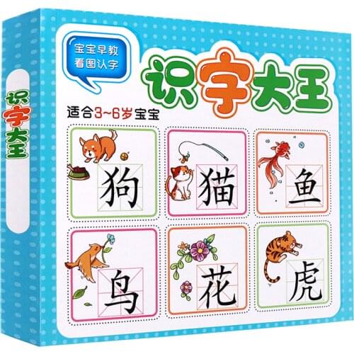 First Grade Chinese Learn Characters Books Look At The Picture Literacy Pictures Enlightenment Early Education Card Book