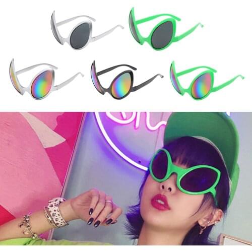 Space Alien Robot Insect Bug Eye Sunglasses Future Fashion Costume Party Supply