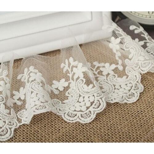 100 Meters cotton lace trims wholesale price diy craft lace fabrics lace accessories