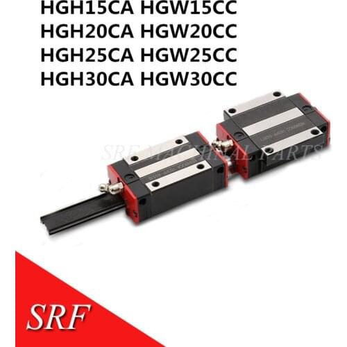 Linear guide rail block Carriage block HGH15CA HGW15CC HGH20CA HGW20CC HGH25CA HGW25CC HGH30CA HGW30CC slide block