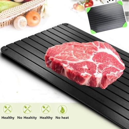 WALK KNOW Fast Defrosting Tray Thaw Frozen Food Meat Fruit Quick Defrosting Plate Board Defrost Kitchen Gadget Tool 184