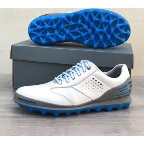 Mens golf sneakers waterproof golf shoes white black non-slip golf sneakers outdoor walking shoes mens sportswear