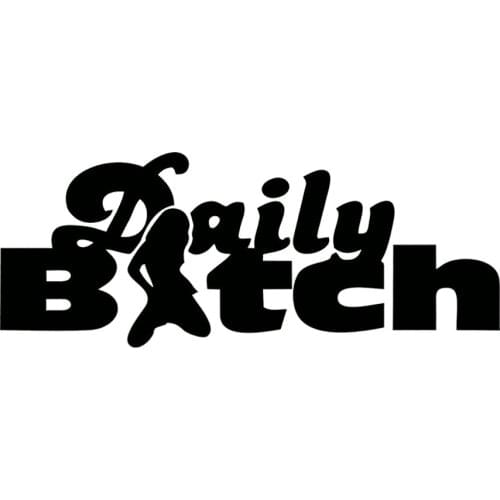 Decal Sticker Sticker Car Sticker: Daily Bitch JMD Racing