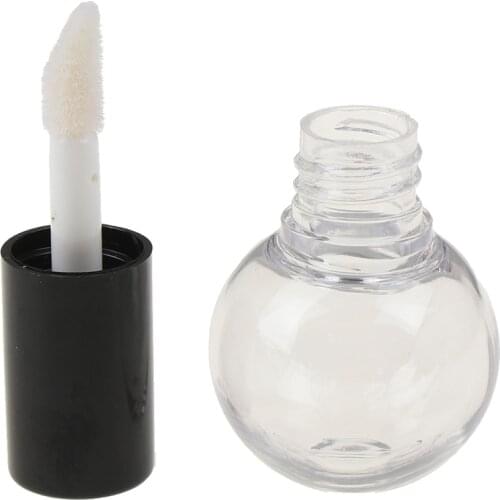 Empty Transparent Lip Gloss Tubes Plastic Balm Tube Lipstick Mini Sample Cosmetic Container 4cm X 2.5cm