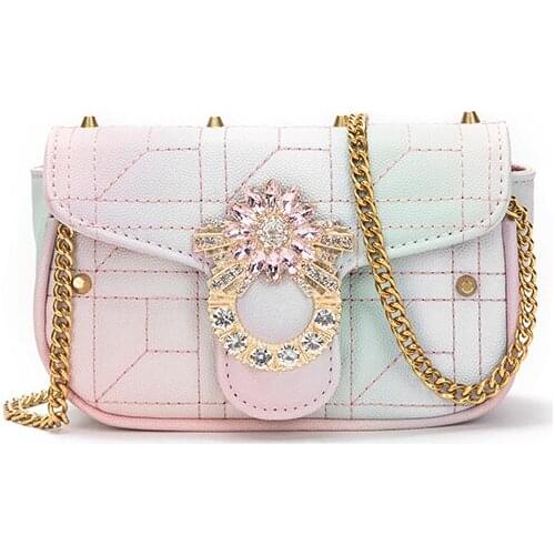 Crossbody bag bolso jovenes moda rainbow small crossbody bags sling bags for women girls crossbody