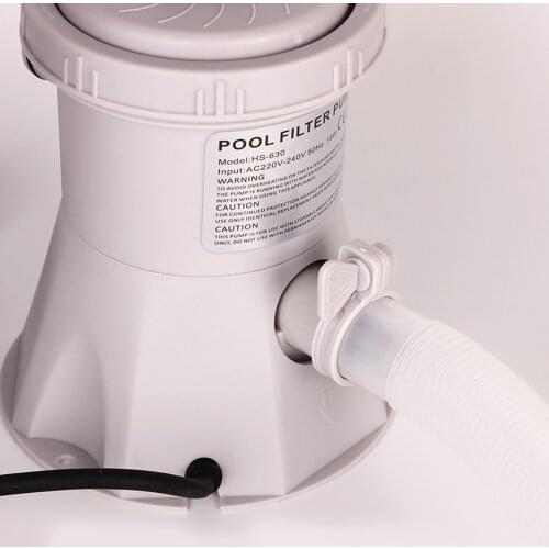 Outdoor Summer Above Ground Swimming Pool Filter Pump Water Cleaner Kit UK