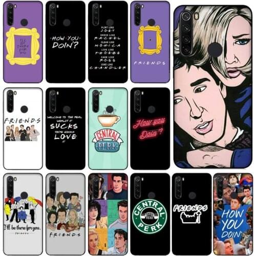 YNDFCNB Central Perk Coffee friends tv show how you doin Phone Case for Xiaomi Redmi 5 5Plus 6 6A 4X 7 8 Note 5 5A 7 8 8Pro