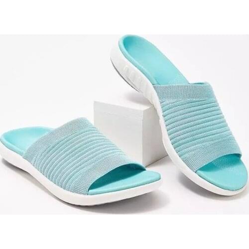 Women Slippers Platform Mesh Open Toe Wedges Female Sandals Summer Outdoor Beach Slipper Women Shoes Comfy