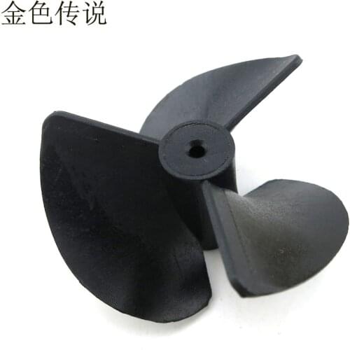 2pcs Oars nylon marine propeller model clover leaf toy paddle paddle blades 3