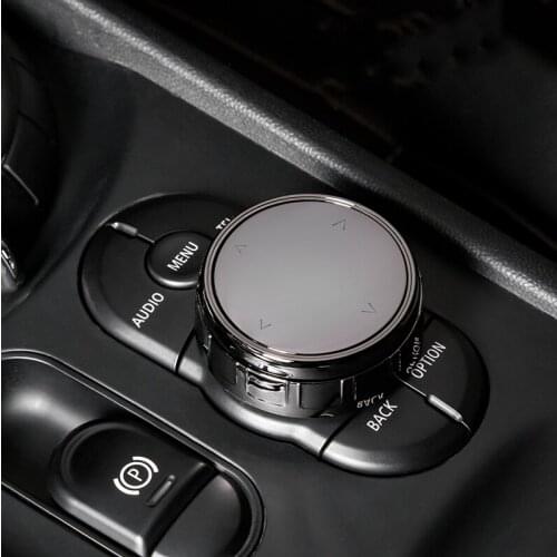 Car Multimedia Knob Cover Control Knob Decoration Sticker for BMW MINI Cooper F54 F55 F56 F57 F60 Clubman Auto Accessories