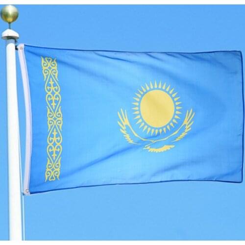 Kazakhstan Flag Kazakhstan National Country Flag Banner Festival History Celebraion Events Decor 90*150cm