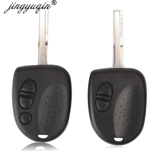 Jingyuqin 10pcs/lot 3 Button Car Key Shell For Chevrolet Cruze Aveo Holden Commodore VS VT VX VY VZ WH WK WL Remote Fob Case