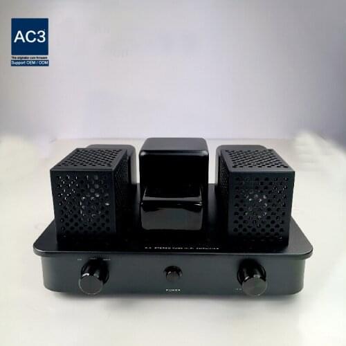 Tube amp small HiFi mini Audio Vacuum Tube Stereo Amplifier