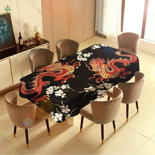 Colorful Floral Design Of China Barbecue Picnic Home Party Table Cloth