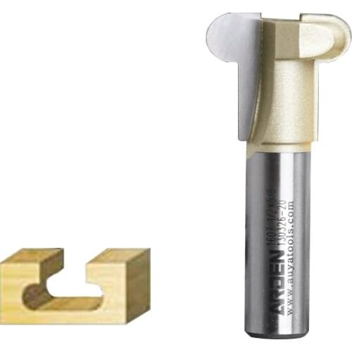Round Arc T-TRACK Router Bit Woodworking Tools Arden Router Bits Tungsten Carbide Bit - 1/2*3/8 - 1/2" Shank - Arden A1607018
