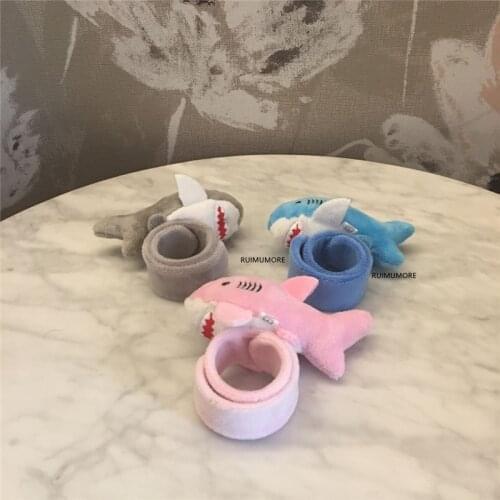 Small Shark Toy , Kids Hand Plush Doll , Cotton Stuffed Toy , Gift Accessories Animal