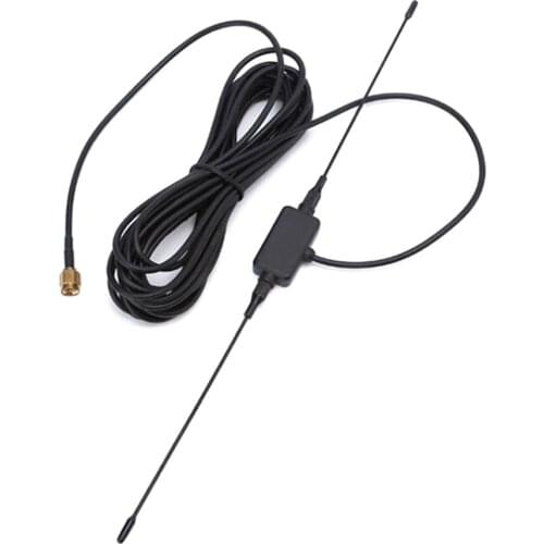 New DVB-T/CMMB Car Antenna T-type Digital TV Antenna SMA Male Connector Black