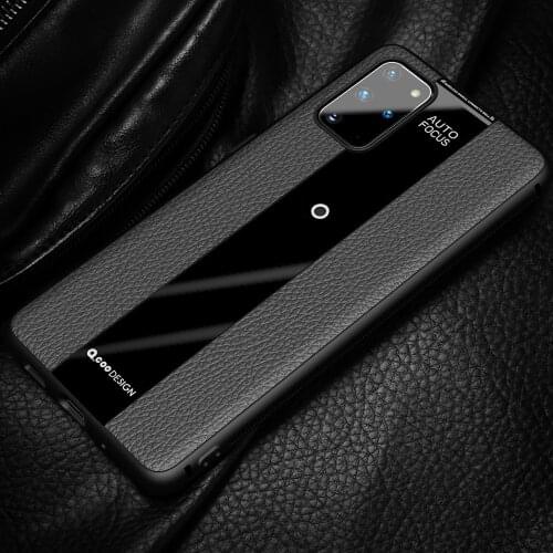 S20 Ultra Luxury Carbon Fiber Silicone Phone Case For Samsung Galaxy S20 Plus Ultra-thin Non-slip Protection Coque For S20