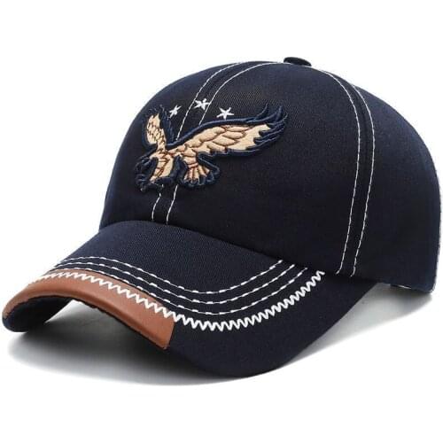 Four seasons hats 2021 brand unisex trend Animal embroidery baseball cap summer sun man hat adjustable peak woman caps