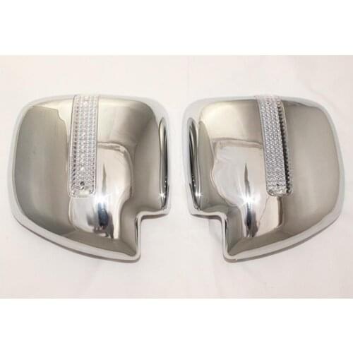 For Suzuki APV van Arena GX 2004 2005 2006 2007 2008 2009 2010 2PCS ABS Chrome plateddoor Rearview door mirror covers with Led