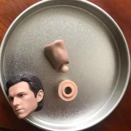 1/12 Tom Holland Head Sculpt PVC Male Soldier Head Carving Fit 6'' Action Figure Body