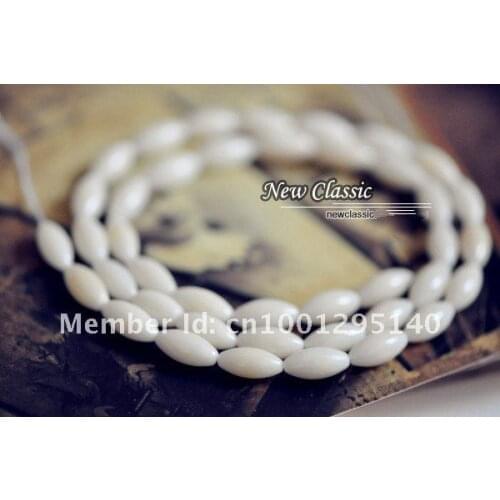 4*8MM 92Pcs/Lot White Natural Coral Rice Strands Loose Beads Diy Jewelry Accessory Findings