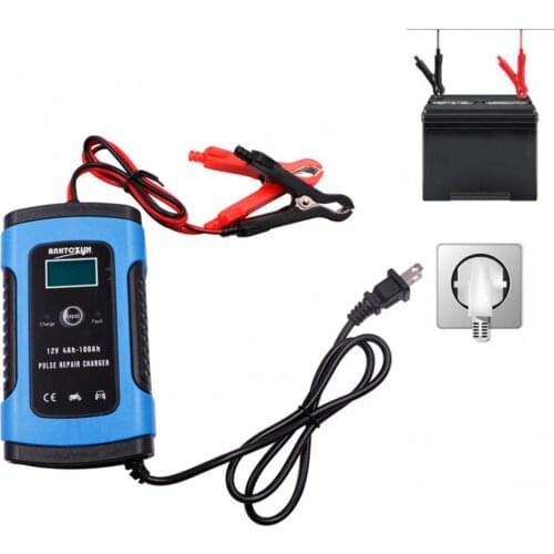 70% Hot Sales!! 12V Intelligent Automatic Repair Car Motorcycle Battery Charger Electric Tool