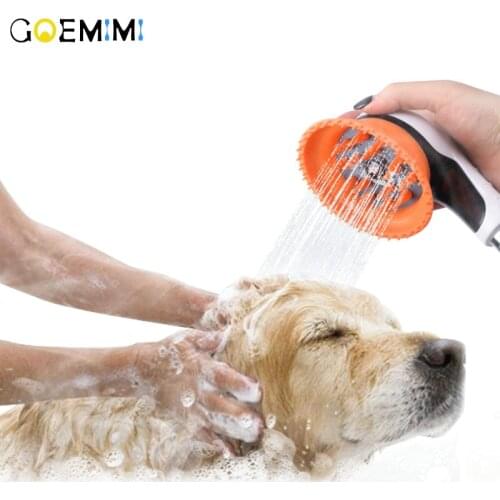 Pet Bathing Tool Comfortable massage Shower Tool Cleaning Washing Bath Sprayers Dog Brush Pet Supplies Wholesale
