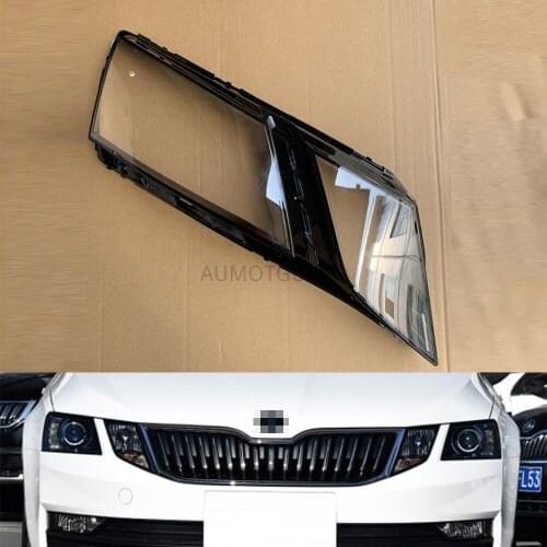 Car Headlight Lens For Skoda Octavia 2018 2019 Car Headlamp Lens Auto Shell Cover
