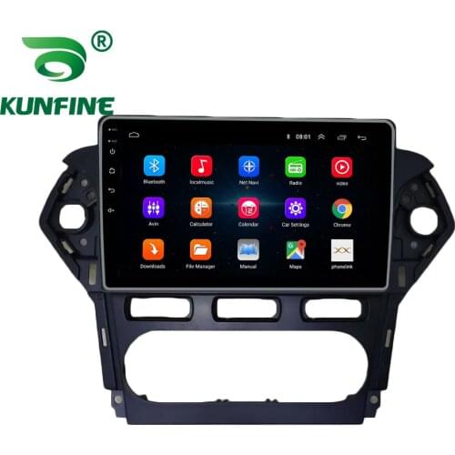Car Radio For Ford MONDEO 2011-2013 MT AC Android 10.0 Octa Core Car DVD GPS Navigation Player Deckless Car Stereo Headunit
