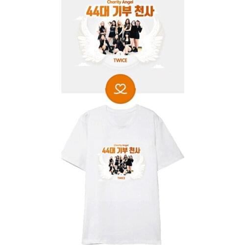 Kpop TWICE the same white cotton T shirt Korean casual loose short-sleeve bottoming tee shirt Women/Men summer loose tshirt tops