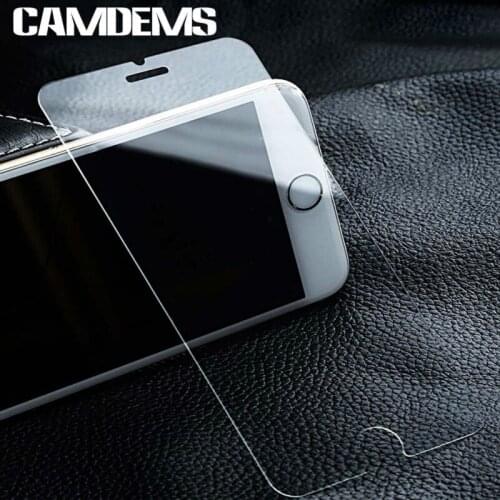 CAMDEMS 10pcs/lot HD Clear Tempered Glass Screen Protector For iphone 12 12pro max 11pro max 11 6 6S 6S Explosion Proof film