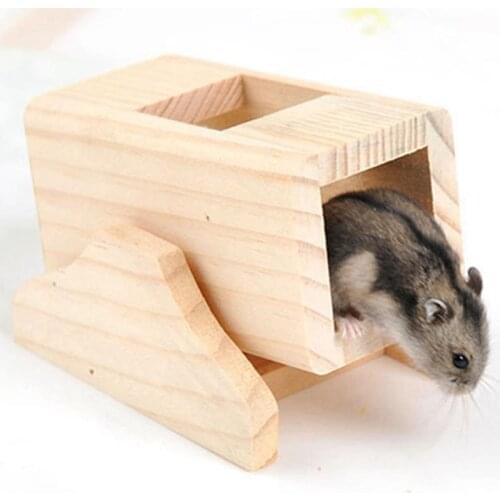 Hamster Seesaw Toy Wooden Funny Hamster Climbing Toy 1pc Exercise Toys For Chinchillas Guinea Pet Funny Playing Supplies