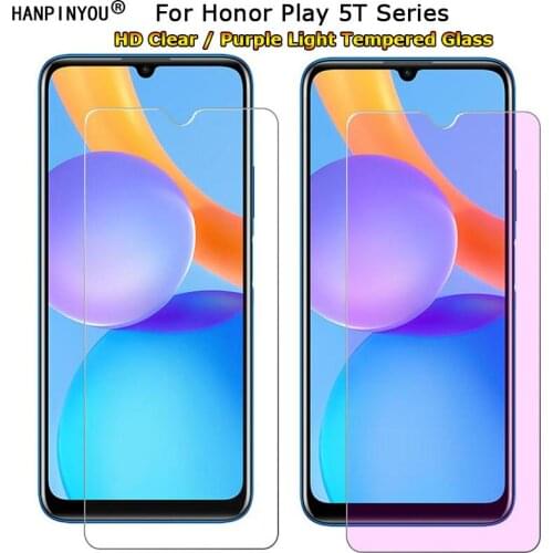 For Huawei Honor Play 5T Active Youth Lite Clear / Anti blue Purple Light Ray Eye Care Tempered Glass 9H Screen Protector Film