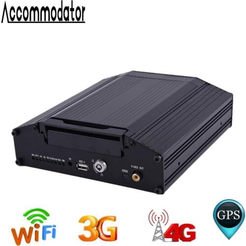 GPS WiFi 3G 4G MDVR HDD SD Card AHD 720P 8 Channels Mobile DVR for Vehicle Car Trailer Truck Taxi School Bus