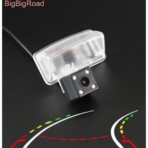 BigBigRoad For Zotye T600 Car Intelligent Dynamic Trajectory Tracks Rear View CCD Camera Night Vision Waterproof Parking Camera