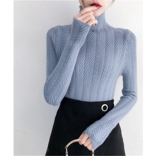 Korean Underwear Woman Autumn and Winter 2020 New Slim Bottom Shirt Long Sleeve Sleeve Tight Knitted Shirt Thickening PZ2673
