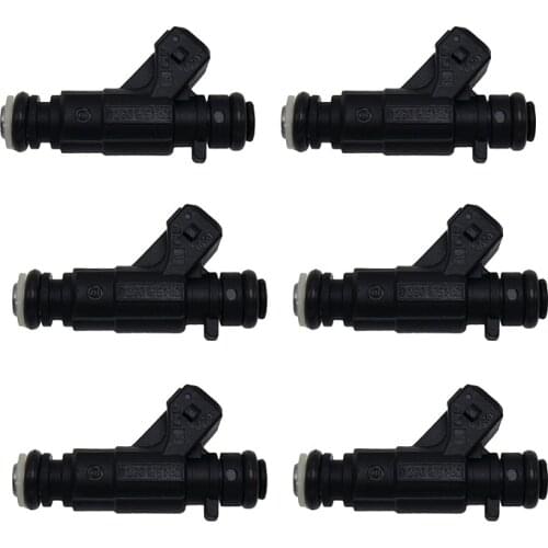 Set of 6 fuel injectors nozzle for Mercedes W163 W202 W210 BOSCH OEM 1120780049 0280155742 Fast shinpping
