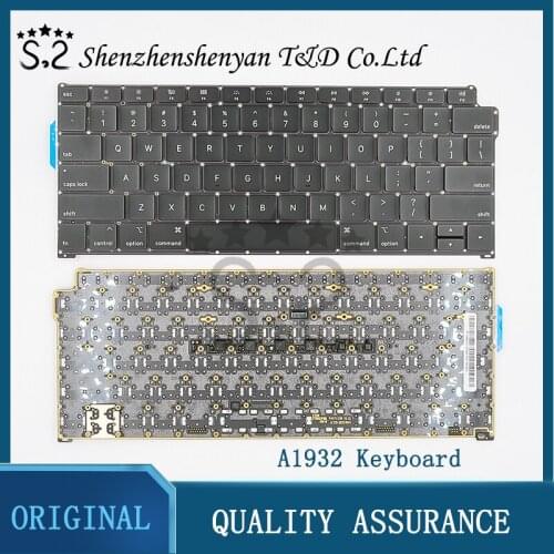 Original New Laptop US UK Keyboard for Macbook Air 13.3 "A1932 is Italy Keyboard Replacement 2018 MRE82