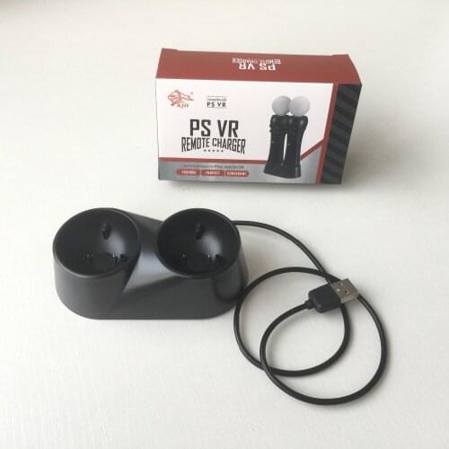 Dual USB Charging Dock Station Stand for PS4 PlayStation 4 Move Motion VR PSVR Game Controller Handle Charger Cradle Bracket