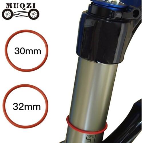MUQZI 2Pcs Mountain Road Bike Suspension Front Fork 32mm/30mm Front Fork Outer Tube Travel Circle Silica Gel Dust And Oil Riding