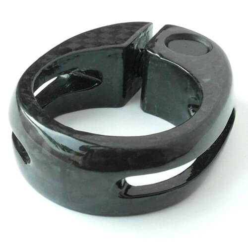 All Carbon Fiber Light 18g Sitting Tube Bundle Tube Clamp 31.8mm