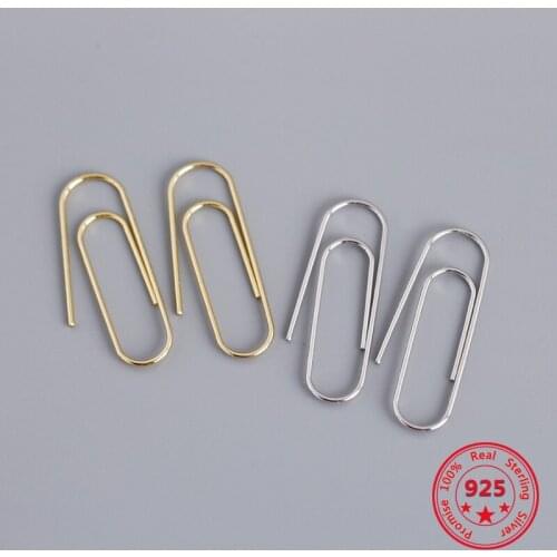 Factory Price 100% 925 Sterling Silver Ear Hook New Simple INS Wind Rebate Needle-shaped Accessories For Women In Summer