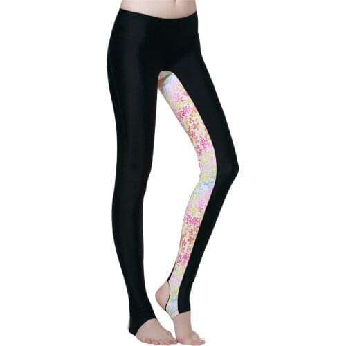 Womens swimming trunks long professional training swimsuit fashion genuine seven points sexy swimwear swim trunks