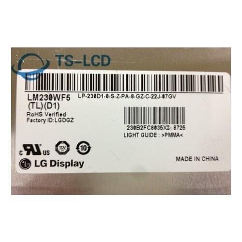 100% test original grade A good quality LM230WF5 TLD1 TLF1 TLG1 23 inch TFT-LCD Panel one year warranty